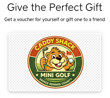 Caddy Shack Gift Certificate